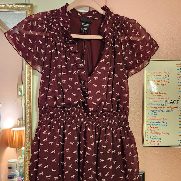 Torrid Horse Print Blouse - Picture 1 of 3